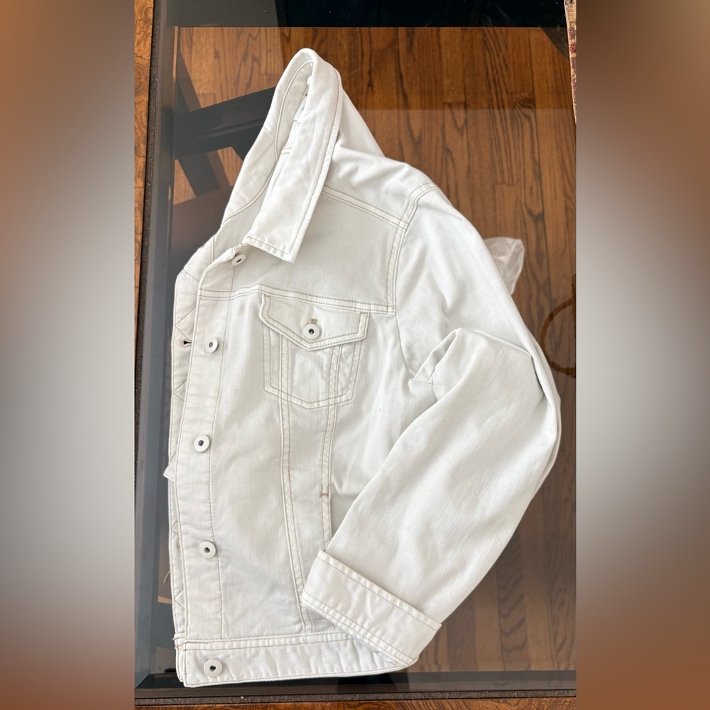 J. Jill White Jean Jacket
